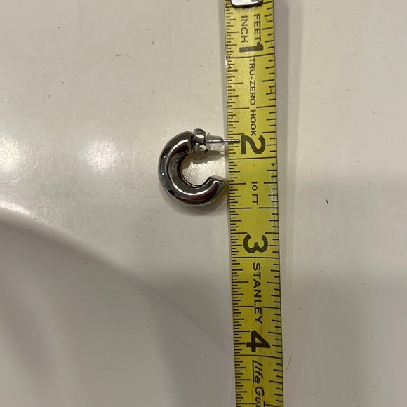 Earrings mixed metal posts - Picture 2 of 5